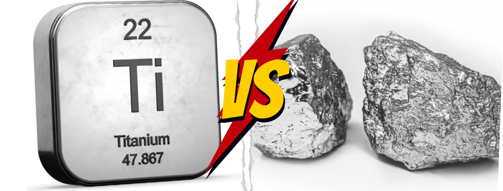 So sánh titan với các kim loại khác