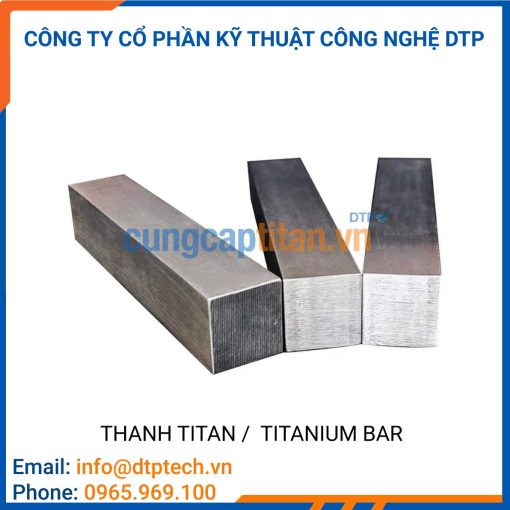 Thanh đặc vuông titan