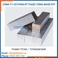 Thanh đặc vuông titanium