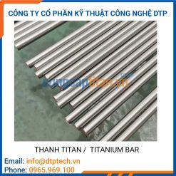 Thanh titan tròn đặc