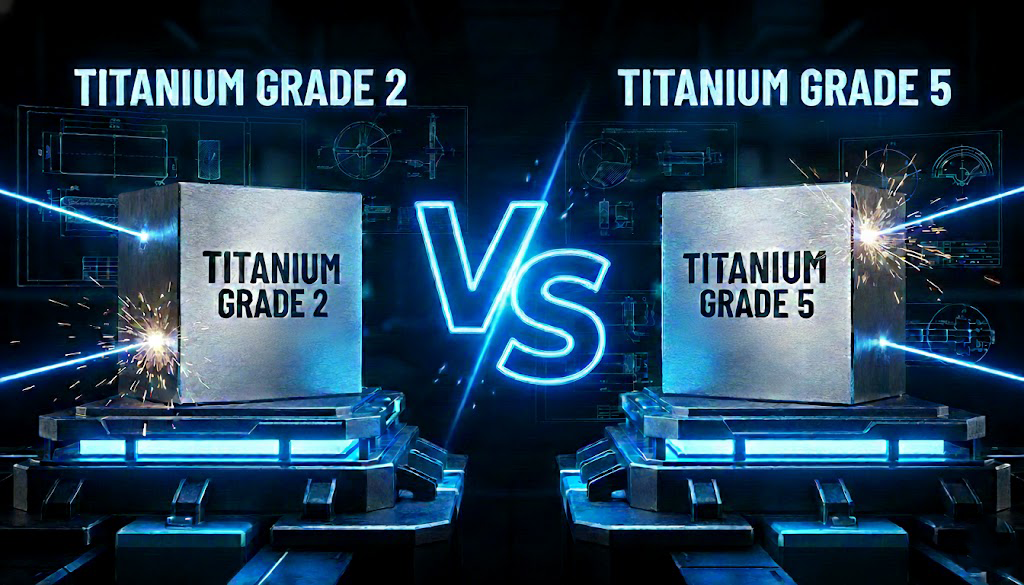 So Sánh Titanium Grade 5 và Grade 2