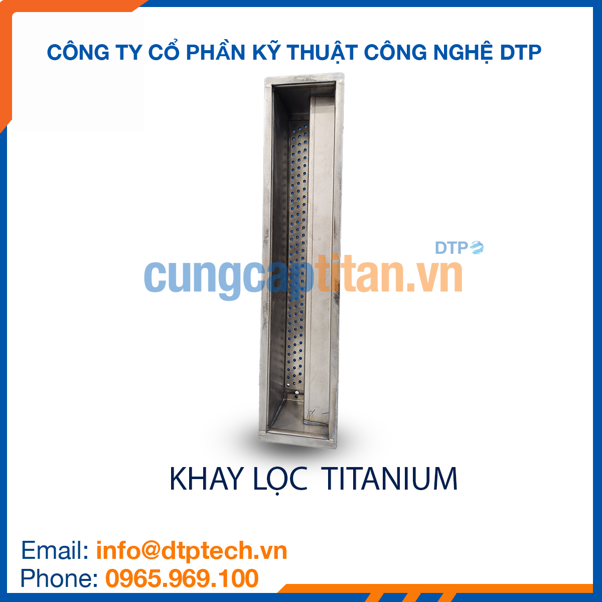Khay lọc titanium chống ăn mòn, độ bền cao, sử dụng trong hệ thống lọc hóa chất