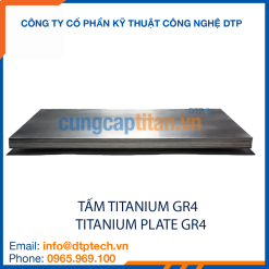 tấm titanium gr4 chống ăn mòn độ bền cao DTPTECH