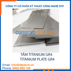tấm titanium gr4 chống ăn mòn độ bền cao DTPTECH