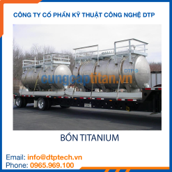 Bồn chứa công nghiệp titanium chống ăn mòn, lưu trữ hóa chất an toàn trong môi trường khắc nghiệt