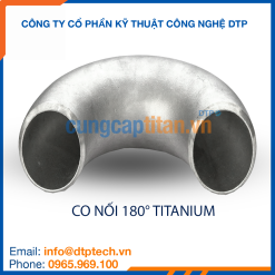 Co nối titan 180 độ chống ăn mòn, kết nối đường ống quay đầu dòng chảy trong môi trường hóa chất