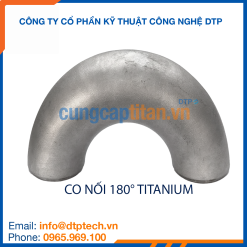 Co nối titan 180 độ chống ăn mòn, kết nối đường ống quay đầu dòng chảy trong môi trường hóa chất