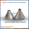 Côn thu đồng tâm titanium chống ăn mòn, kết nối giảm kích thước đường ống trong môi trường hóa chất