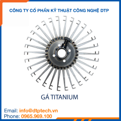 Gá L titanium chống ăn mòn, dùng để treo và cố định sản phẩm trong quá trình mạ điện