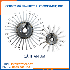 Gá L titanium chống ăn mòn, dùng để treo và cố định sản phẩm trong quá trình mạ điện