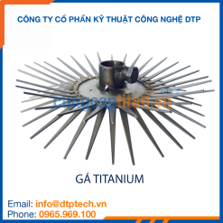 Gá nhọn titanium chống ăn mòn, dùng để treo và giữ sản phẩm trong quá trình mạ điện