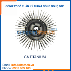 Gá nhọn titanium chống ăn mòn, dùng để treo và giữ sản phẩm trong quá trình mạ điện