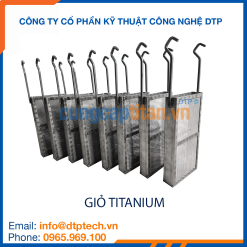 Giỏ titan anode chống ăn mòn, sử dụng trong hệ thống mạ điện và ngành xi mạ công nghiệp