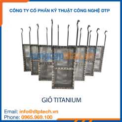 Giỏ titan anode chống ăn mòn, sử dụng trong hệ thống mạ điện và ngành xi mạ công nghiệp