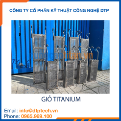 Giỏ titan anode chống ăn mòn, sử dụng trong hệ thống mạ điện và ngành xi mạ công nghiệp