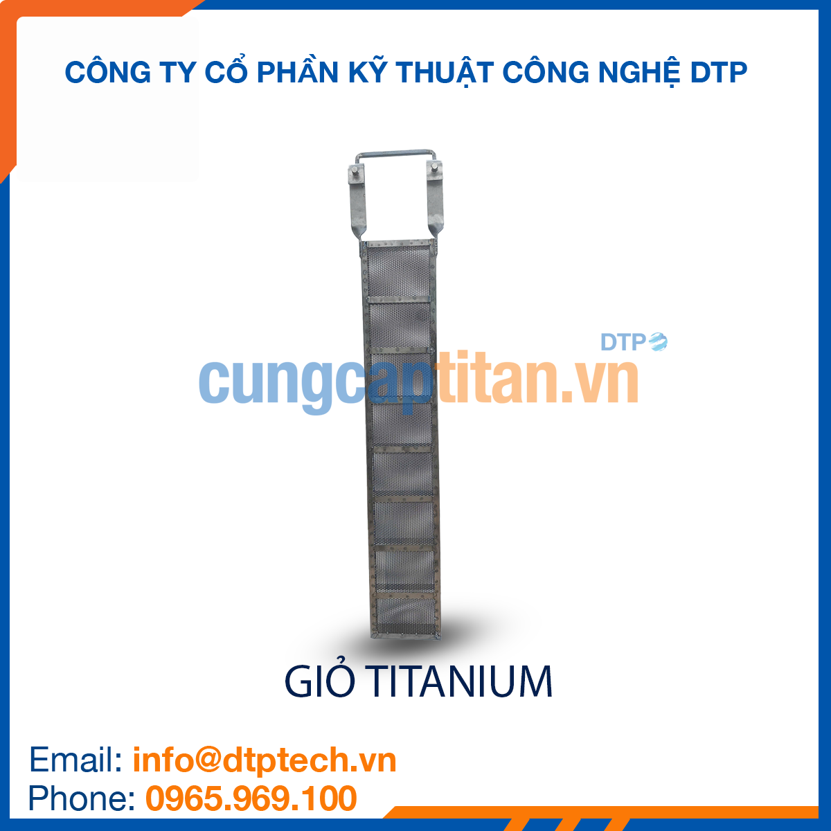 Giỏ titan mạ điện chống ăn mòn, sử dụng trong ngành xi mạ và hóa chất công nghiệp