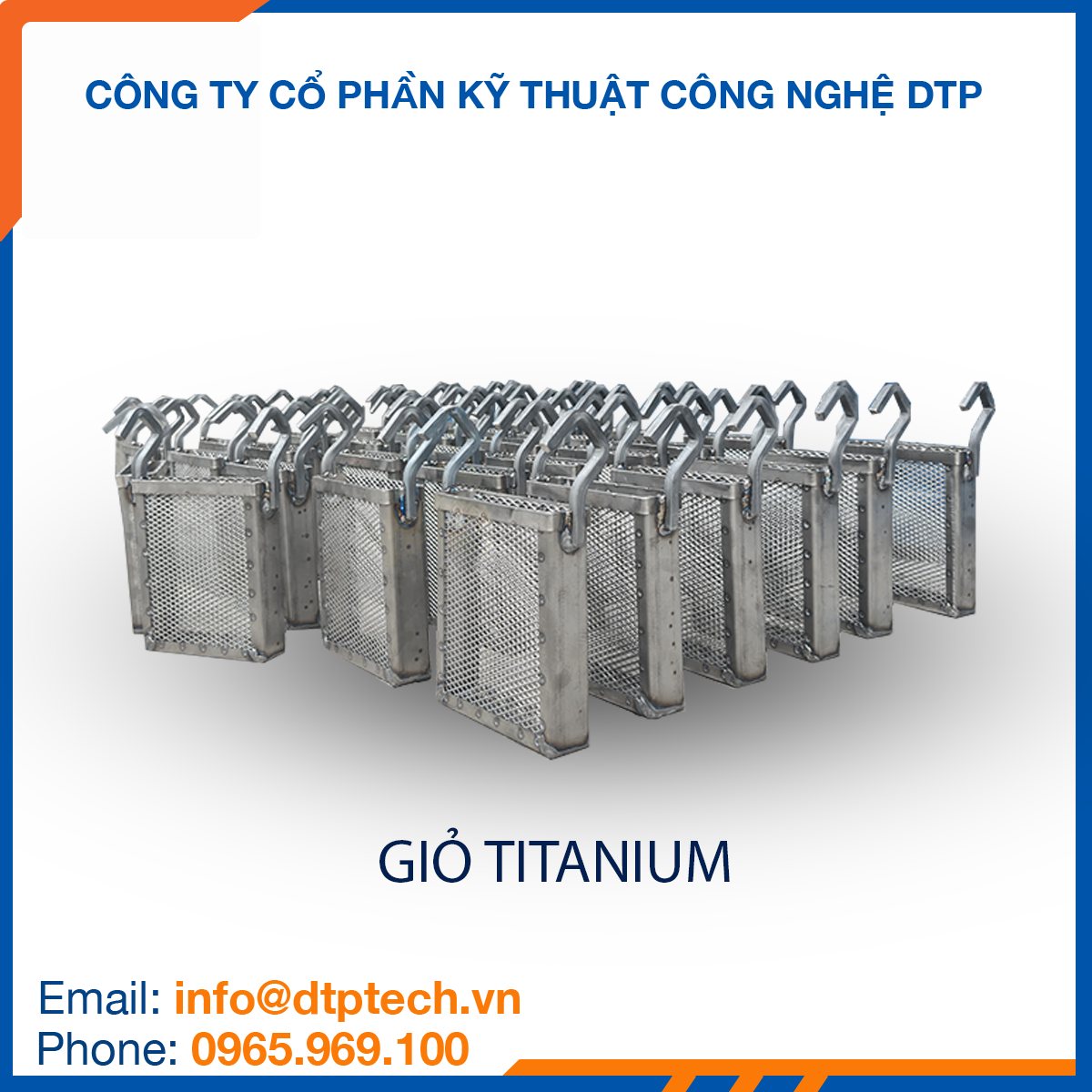 Giỏ lưới titan nhúng hóa chất chống ăn mòn, sử dụng trong ngành xi mạ và xử lý bề mặt