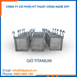 Giỏ lưới titan nhúng hóa chất chống ăn mòn, sử dụng trong ngành xi mạ và xử lý bề mặt