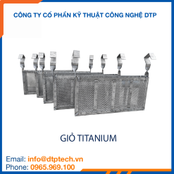 Rọ titanium chống ăn mòn, sử dụng trong ngành xi mạ và hệ thống xử lý hóa chất