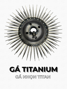 Gá nhọn titanium dùng cho dây chuyền xi mạ