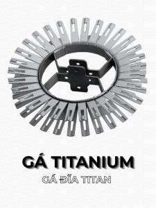 Gá đĩa titanium dùng trong xi mạ